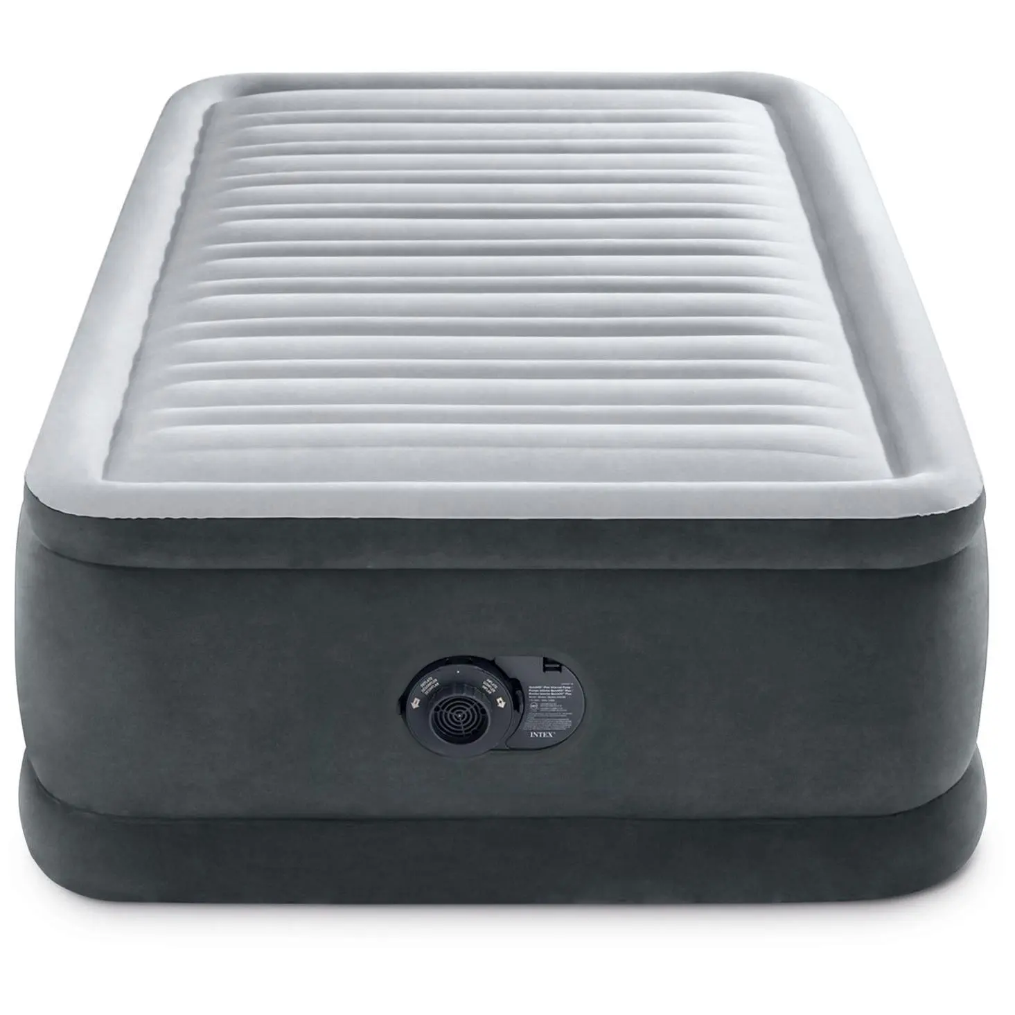 Intex - Dura-Beam Plus Series Elevated Airbed With IP, Twin Intex - Dura-Beam Plus Series Elevated Airbed With IP, Twin