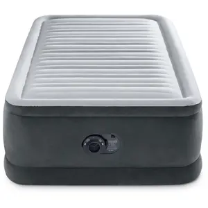 Intex - Dura-Beam Plus Series Elevated Airbed With IP, Twin Intex - Dura-Beam Plus Series Elevated Airbed With IP, Twin