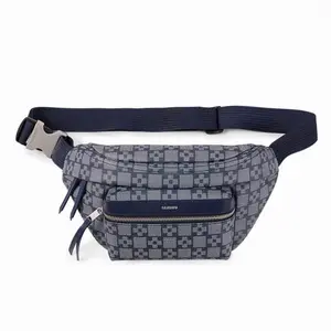 SANDRO Square Cross Monogram Belt Bag, Retail $320