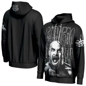 Goldberg Legends Hoodie, Black WWE Wrestling Graphic Sweatshirt, Unisex Streetwear Pullover, Gift for Fans and Collectors