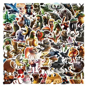 Funny Italian Brainrot Meme Stickers – Viral TikTok Humor Waterproof Vinyl Pack