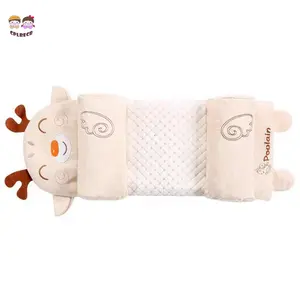 Baby Head Shaping Pillow Buckwheat Hulls Adjustable Cute Anti Flat Head Pillow Sleeping Support Pillow for Newborn portable design bedpan Floral Print Foldable Baby Bed Floral Print Foldable Baby Bed newborn baby