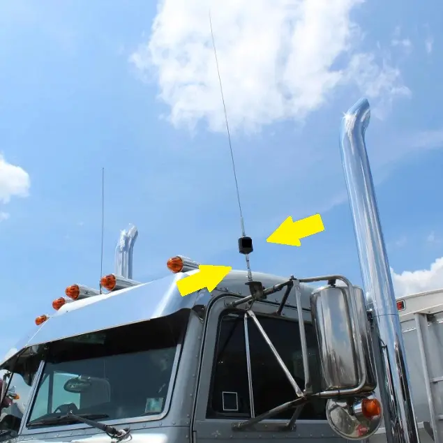 OWN BRAND SIMILAR TO Wilson T2000 Series Mobile CB Trucker Antenna – Black, High-Performance