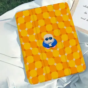 Undertale-Inspired Lightweight Foldable Case for iPad - Durable TPU Cover with Vibrant Yellow Star Pattern, Auto Sleep/Wake & Adjustable Stand, Compatible with for ipad 10. 9/10. 2/Air 4/5/Pro 11/12. 9/9. 7 - Cute Tablet Protection, Tech Accessory, Playfu