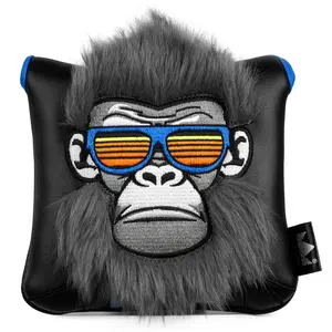 Craftsman Golf Gentleman Gorilla Blade or Mallet Putter Cover, Classy and Fun Design, Great Gift for Golfers