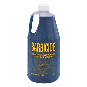 BARBICIDE 0.5 Gal Disinfectant Concentrate 64OZ- EPA-Registered Hospital-Grade Germicide for Salons, Barbershops - Anti-Rust Solution for Professional Tools, Shears, Combs