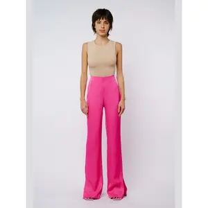 Safia Split Hem Satin Pants