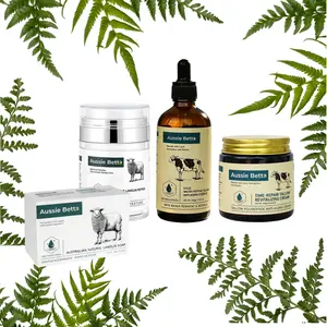 Aussie Betta  Valentine's Day/ Mother's Day/Thanksgiving/Christmas Ultimate Skincare Gift Set – Tallow Serum & Cream, Lanolin Firming & Brightening Creams, Turmeric & Goat Milk Handmade Lanolin Soaps, Gift for Mom, Wife, Girlfriend, Friends & Self