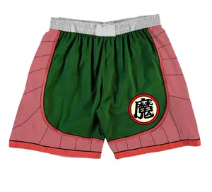 Green Sensai Shorts Mesh Shorts Workout Sport Knee Pants with Pockets Athletic Sweat Walking Summer Shorts