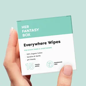 Everywhere Wipes - Odor Removing Travel Wipes For Intimate Area And Body - Unscented Everywhere Wipes - Odor Removing Travel Wipes For Intimate Area And Body - Unscented