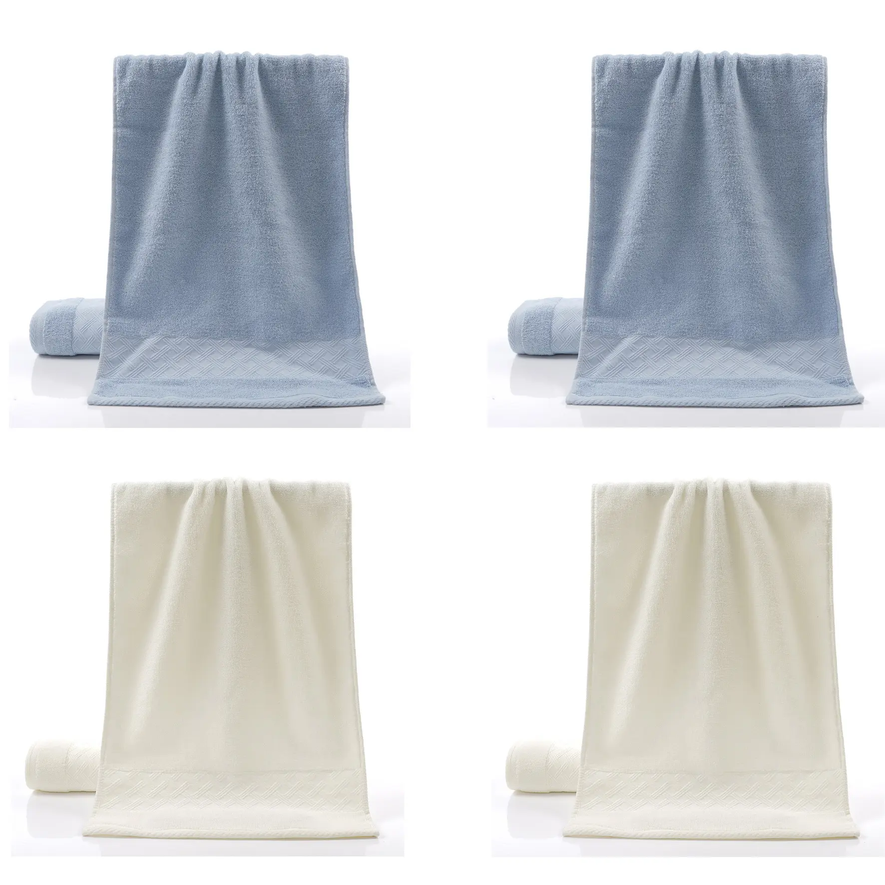 2 pcs blue+2 pcs beige