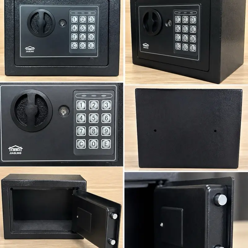 Electric Safe with Digital Keypad Lock, Fire-Resistant Home Security Safe for Valuables Storage, Personal-Safe Safes
