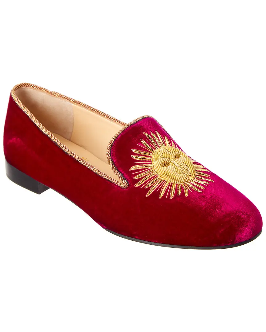 Christian Louboutin Morning Sakouette Velvet Loafer