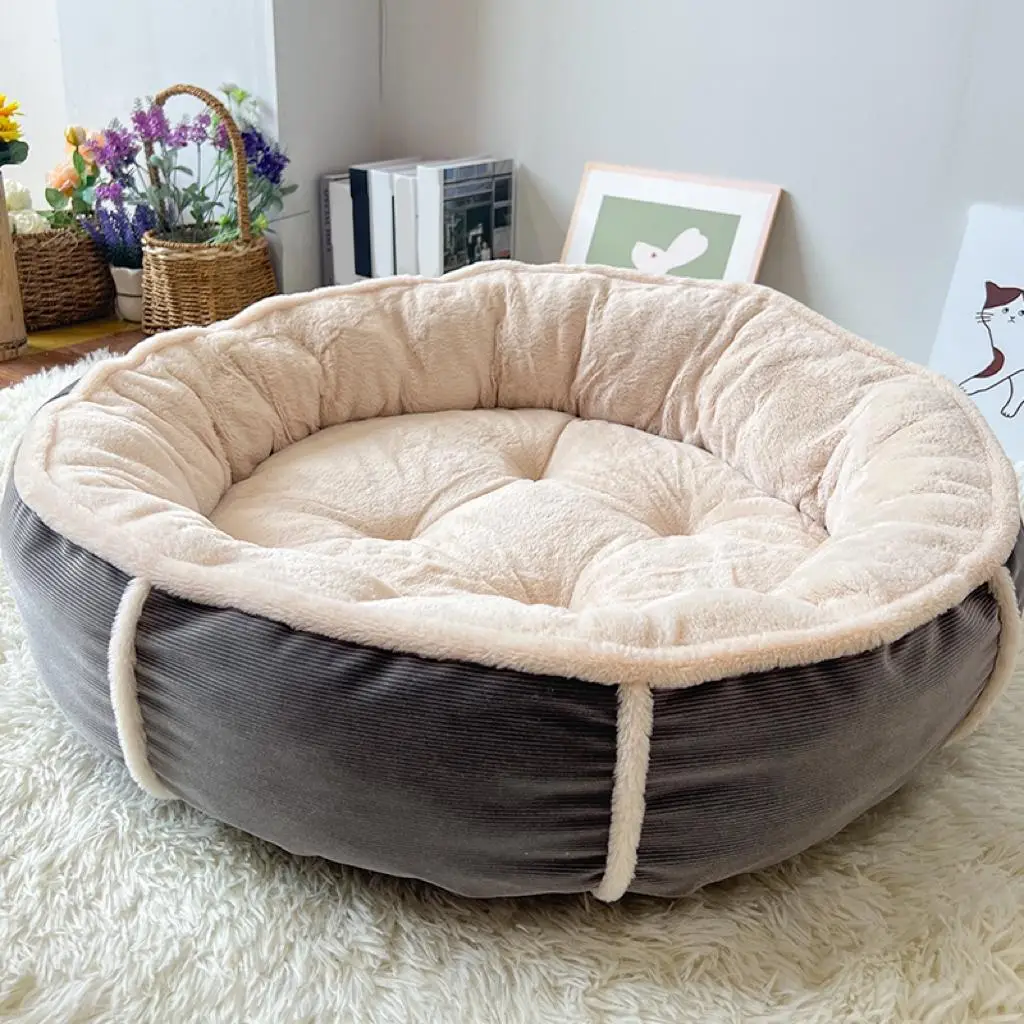 Winter Warm Pet Bed, Soft & Comfortable Pet Bed, Comfortable Washable Pet Bed, Home Wear Resistant & Stain Resistant Supplies for for Small Medium Lar