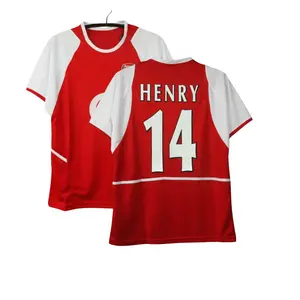 Retro Henry #14 Jersey New Red Soccer