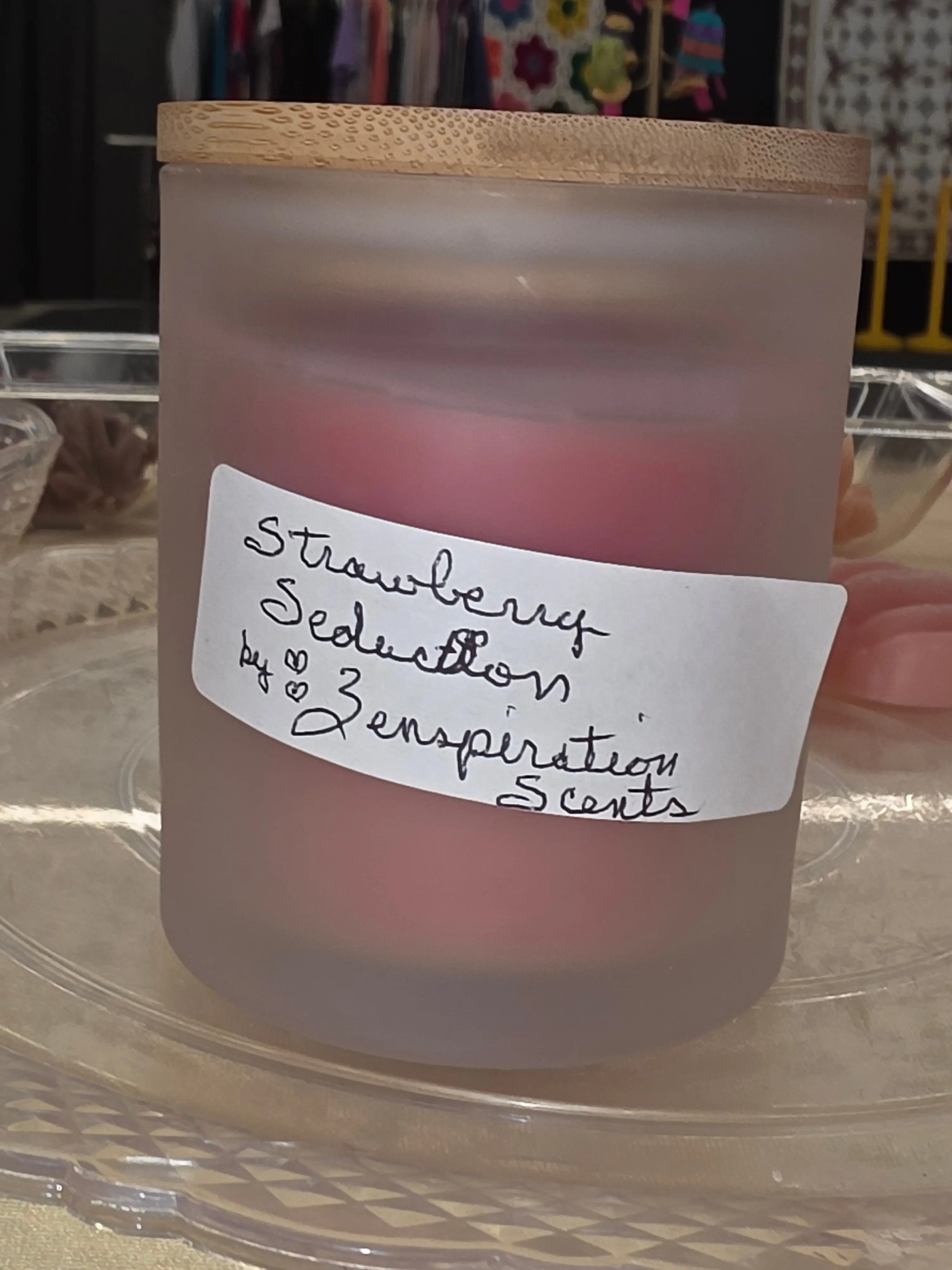 Zen's Trendy Chic Boutique - Zenspiration Scents - Scented Candles - (Strawberry Seduction 10oz Scented Candle Shown)