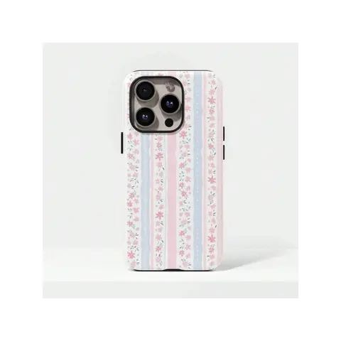 Love Shack Fancy Floral Shockproof Smartphone Case - Local Phone Accessories with Protection for iPhone 17,16,16 Plus,15,14,13,12,11 & Pro Max Devices