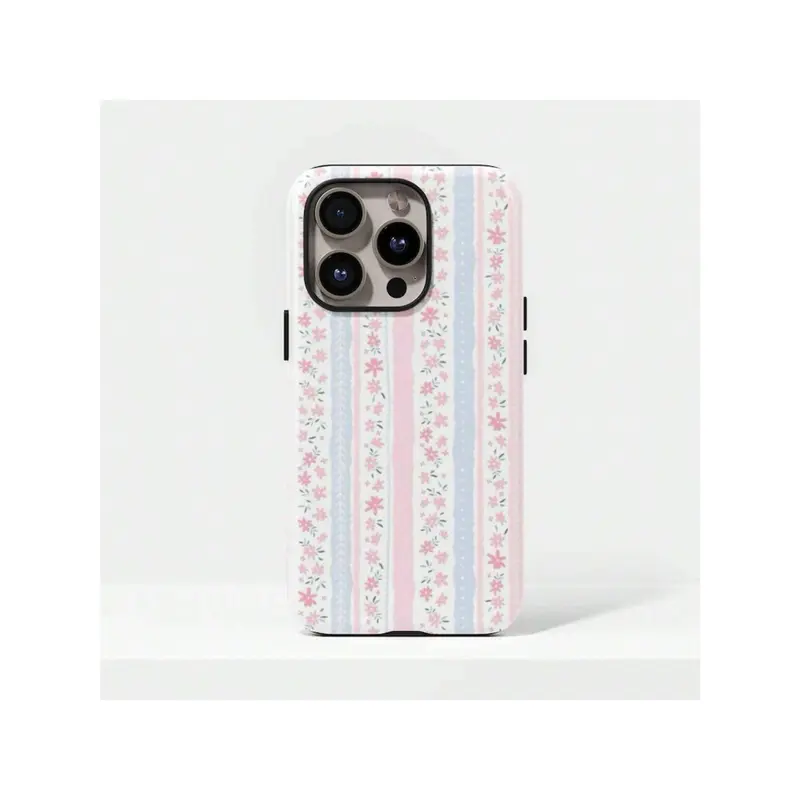 Love Shack Fancy Floral Case Coquette Girl Cover  With  17, 16, 15, 14, 13, 12, 11, Pro Max