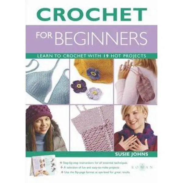 Used Crochet Book by Susie Johns - Good for Beginner Crafters, Crochet Ideas, Handmade Yarn Projects, Beginner Crochet