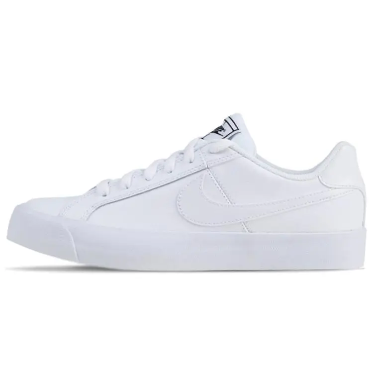 Women's Nike Court Royale AC Casual Fashion Sneakers - Round-Toe, Low-Top, Comfortable White Flats, Casual Sneakers, Fashion Sneaker