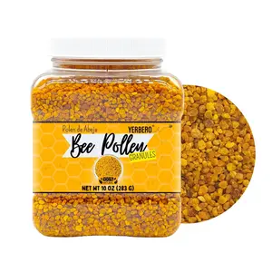 Premium Bee Pollen Granules 10 oz (283 g), 100% Natural Raw Bee Pollen, Pure Granules With Naturally Sweet Flavor, Polen de Abeja Natural Importado de México, Versatile for Smoothies & Culinary Use