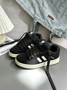 New Four Seasons / Reverse Fur Trainers, Couples Shoes, Thick Sole Low Top, Anti-Slip Breathable, Unisex Casual Sneakers