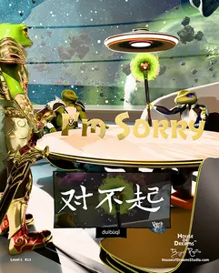 I'm sorry "DuiBuQi" 8x10 Art Print | House of Dreams | The Quest for Mandarin Mastery - Level 1 Series #13