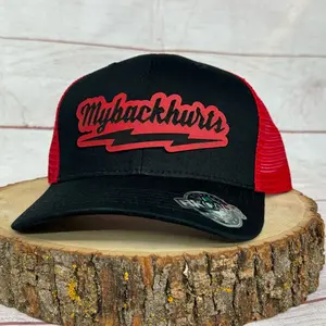 My back hurts blue collar - Funny snapback trucker hats