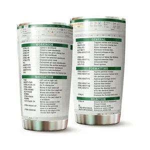 Accountant Tumbler, 20oz Stainless Steel Spreadsheet Mug, Office Gift for Accountant, CPA, CFO, Tax Preparer, Gift for Dad