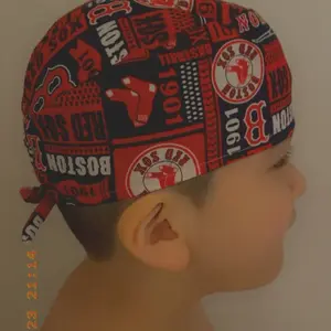 Boston Red Sox scrub cap