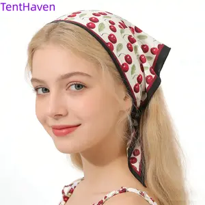 2026 New Versatile Square Scarf, Fashionable Sunscreen Square Scarf, Western Style, Light Luxury, High Grade Silk Scarf, Women's Scarf