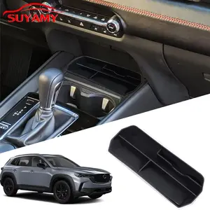 ABS Car Central Console Storage Box Holder Interior Organizer Glove Tray For Mazda CX-50 CX50 2023-2024 Accessories