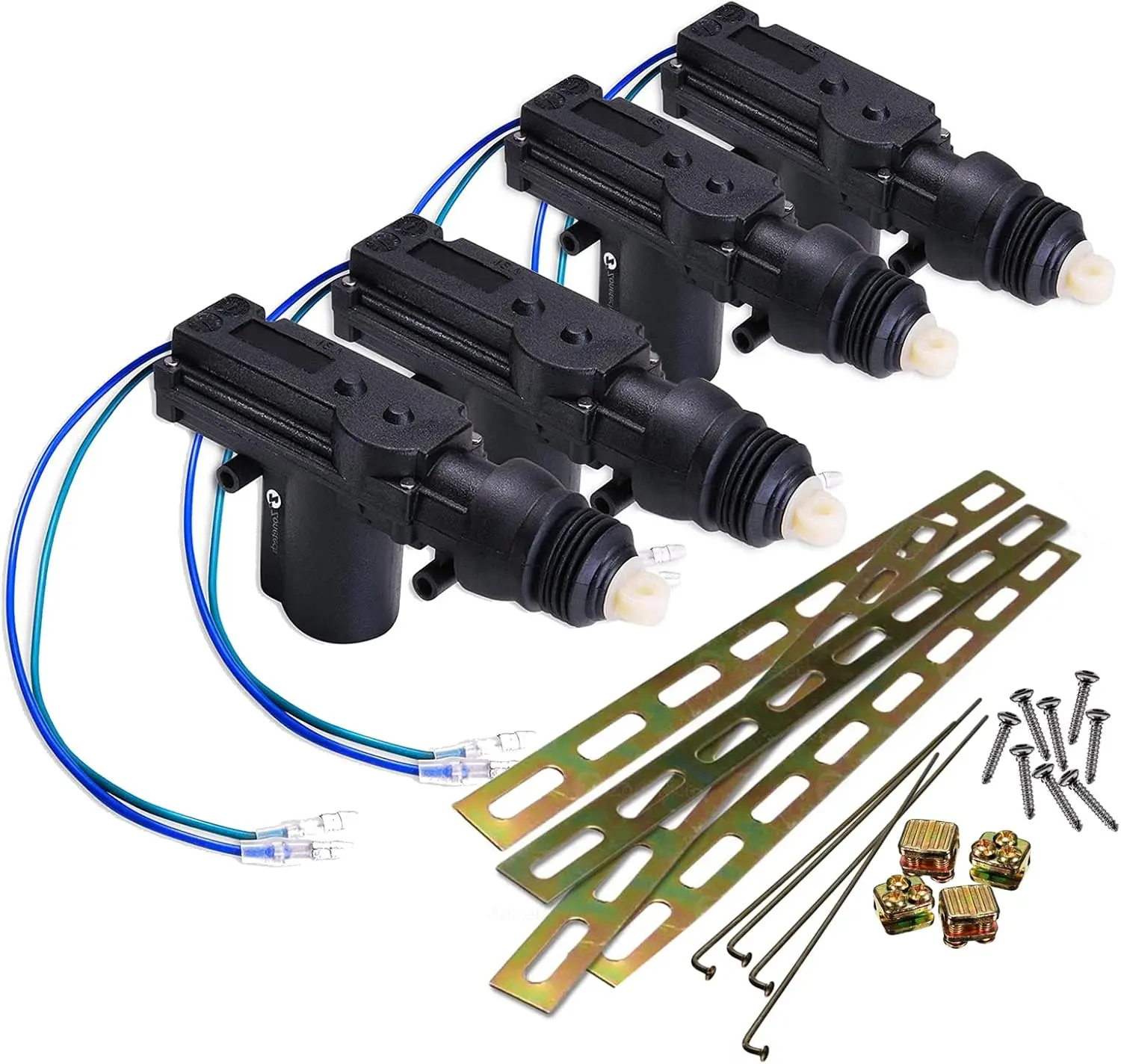 Car  High Power Door Lock Actuator - Premium Quality Heavy Duty Durable Automotive Locking Mechanism (4-Pack)