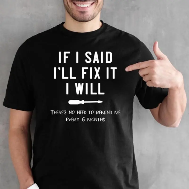 Men's Funny Dad T-Shirt - Don't Worry I Got This I Watched a YouTube Video - Streetwear Classic Top, Seamless Fabric, Ribbed, Short-Sleeve, Hilarious Father's Day Gift for DIY Handymen, Cotton, Knit, Graphic, Tshirt, Round Neck, Fitted