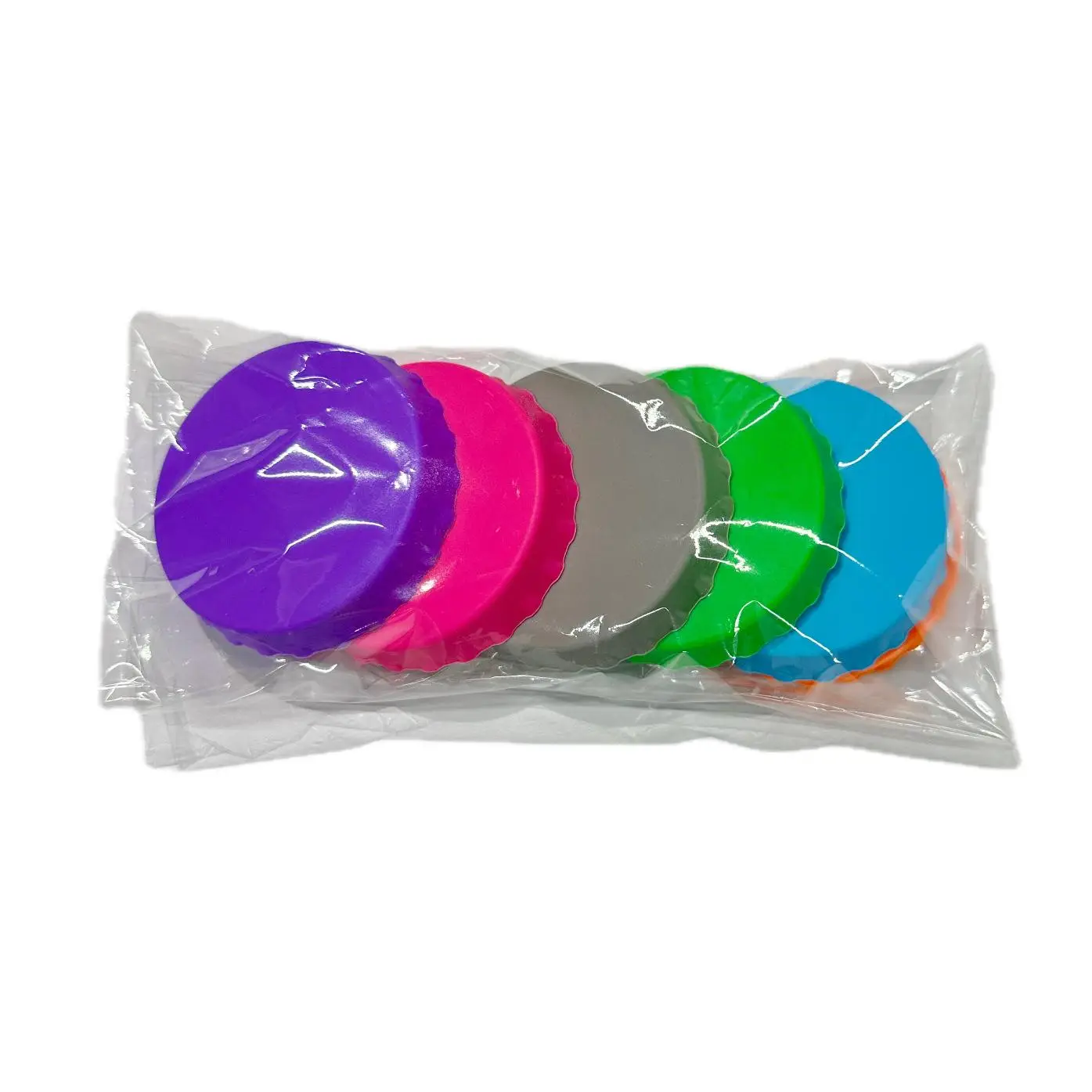 Colorful Silicone Can Lid, 6pcs Soft Sealing Can Cap for Beverage, Portable Mini Multi-purpose Can Protective Cover, Kitchen Food Beverage Organizers