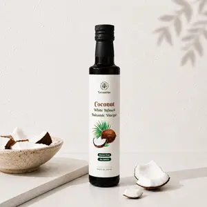 Levantine Coconut Infused White Balsamic Vinegar (8.45 Fl. Oz) Flavor Food Healthy Packaged Vegan