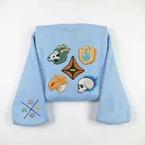 Slay the Spire Relic Embroidered Hoodie, Ironclad Silent Defect Watcher Symbol Sweatshirt, Roguelike Gamer Gift, Unisex.