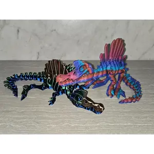 3d Printed Skeleton Spinosaurus | Articulating Figurine | Flexi Animal