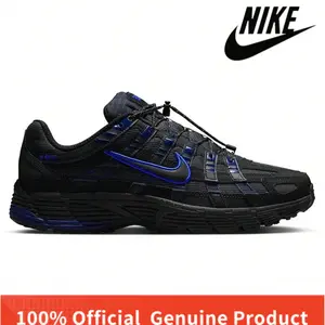 Nike P-6000 Black Anthracite Blue Void Men's Daily Casual Fashion Footwear Sneakers Walking Shoes Gym Training Athletic Comfort