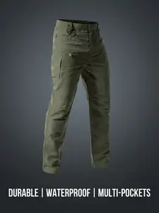 Men's Tactical Work Pants, Lightweight Hiking Pants, Multi-Functional Pockets, Durable Fabric, Ideal for Outdoor Hiking, Spring Summer Style, No Belt Included