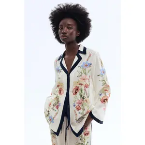 H&M Printed lyocell resort shirt