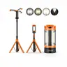 OGERY 10000/18000mAh Camping Light with Remote Control & Power Bank - Rechargeable 2200 Lumens Dimmable Work Light, Emergency Light & Detachable Tripod (2-5.9 Ft) for Outdoor, Hiking, Home & Emergency
