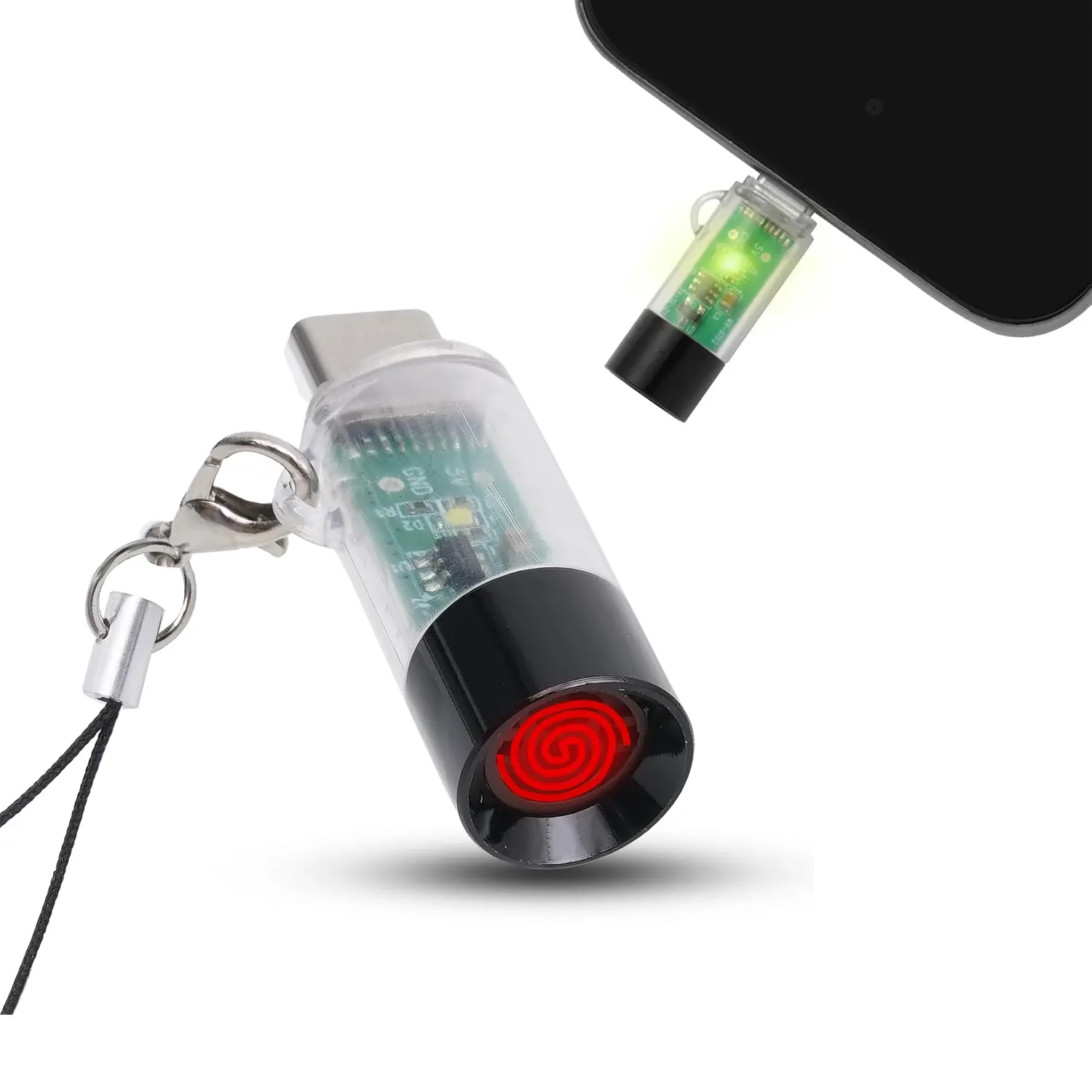 USB-C Electric Lighter, Windproof Waterproof, Phone or Power Bank Powered, mini, Lightweight, Activated by plugging into Power Source, Automatically Turns Off After 10 Seconds