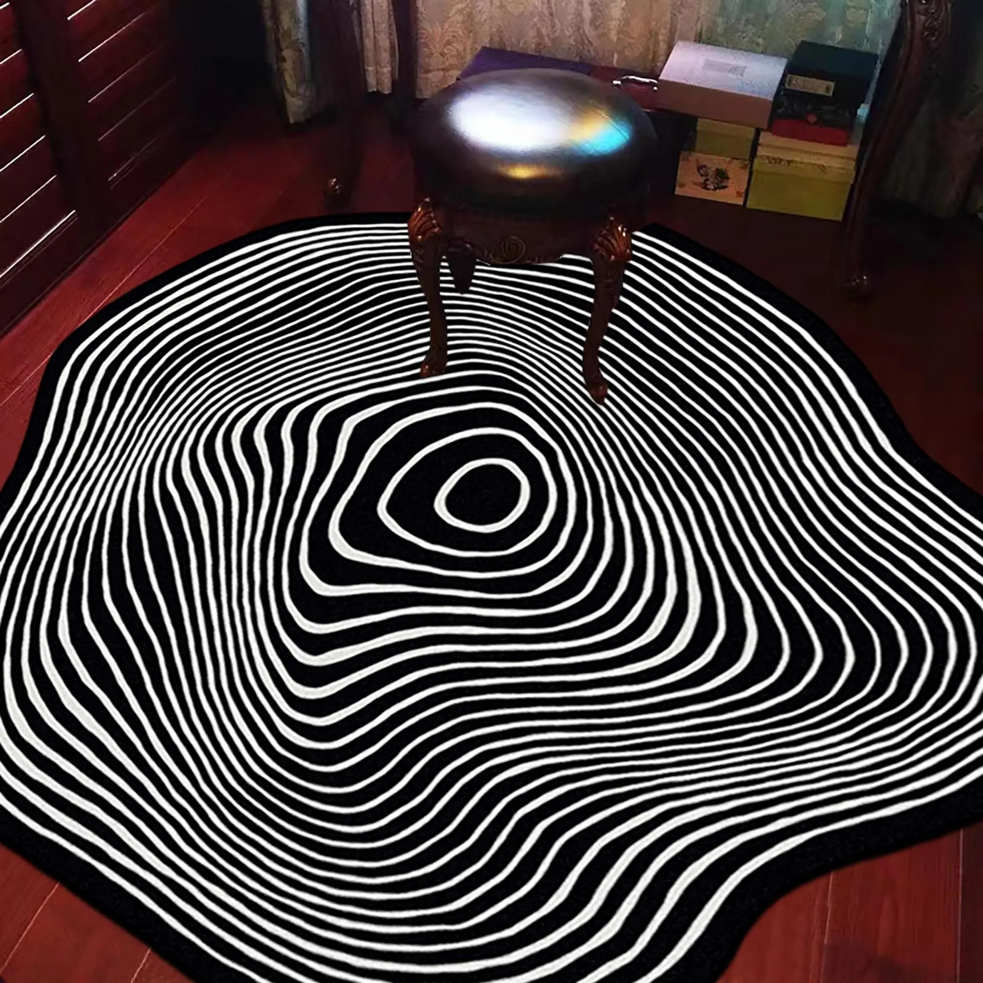 Modern Abstract Swirl Print Carpet, Contemporary Decorative Rug, Large Living Room Bedroom Rug, Decorative Area Rug, Washable Easy Care, Home Decor, Cute Style, Home Decorative Rugs, Floor Rugs