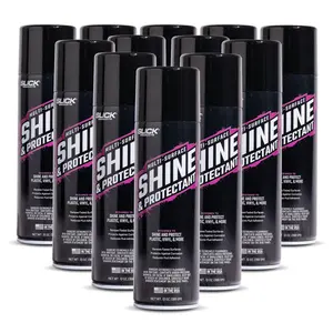 Slick Products 12 Pack Multi-Surface Shine & Protectant High Gloss Clear Spray