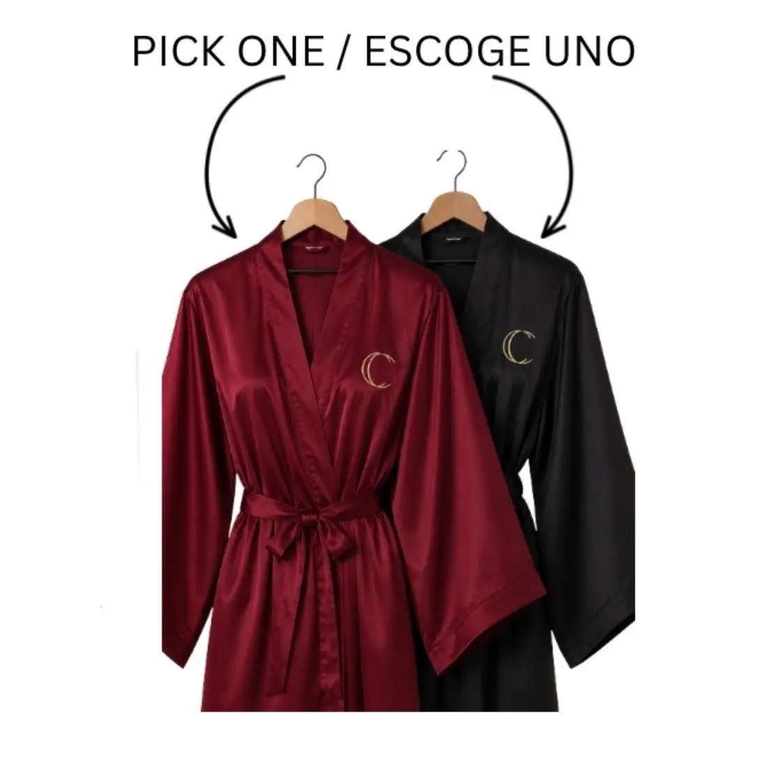 CC LUX SATIN ROBE