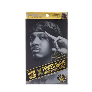 KISS - RPM PW CRUSHED VELVET DURAG (BLACK)