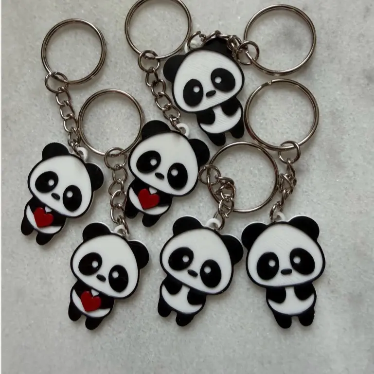 Kawaii Panda Keychain | Stylish Bag Charm | Decorative Accessory | Animal Lover Gift for Key Chain