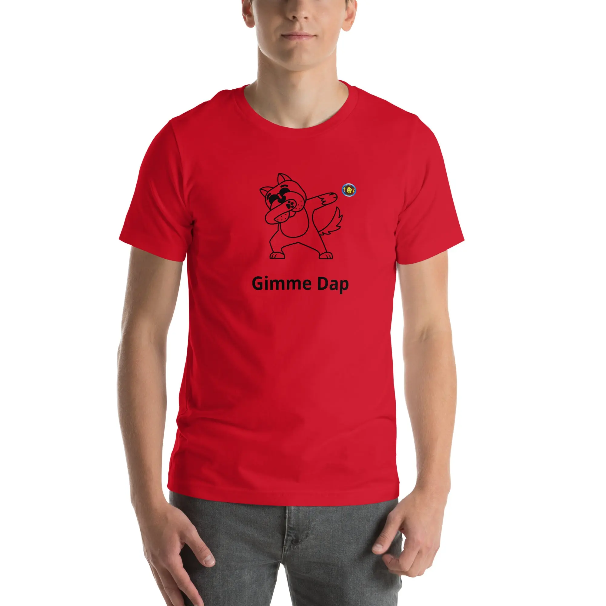 LLCFI_Gimme Dapp T-Shirt Soft Lightweight 100% Combed Ring-Spun Cotton Comfortable Flattering Fit Ideal for Men Women Tee