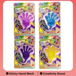 Magic Slime Sticky Hand Toy Set - Four-Piece Creative Interaction Toy for Kids & Adults, Fun Play Supplement with Sticky Hand Mechanism